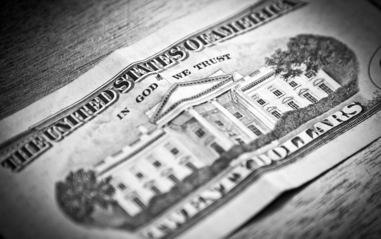 Amerikansk dollarsedel.